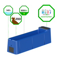 ПОИЛКА ДЛЯ КРС С ПОДОГРЕВОМ ОТКРЫТАЯ 140Л 2.3М